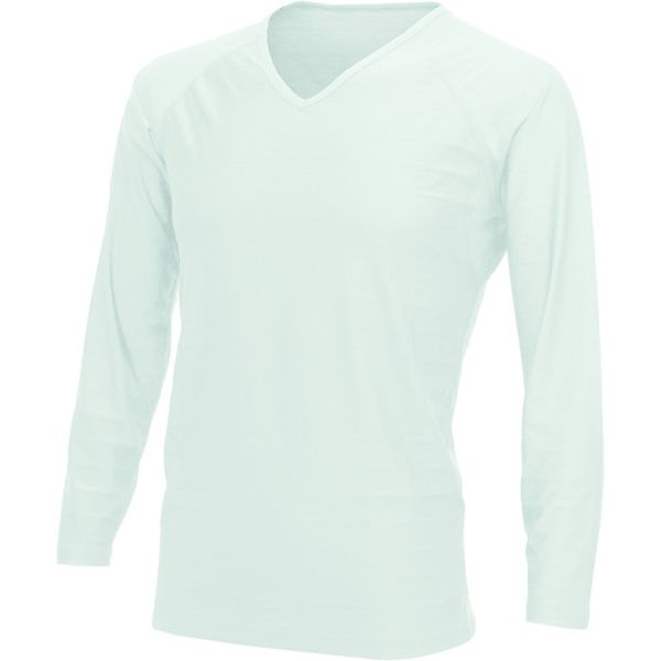 20＿FTW＿長袖Vネック/WHT(2XL)