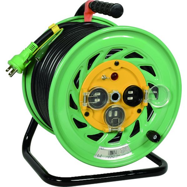 FWE53RE 電工ドラム 防雨防塵型100V リペアポッキンドラム アース付 50m