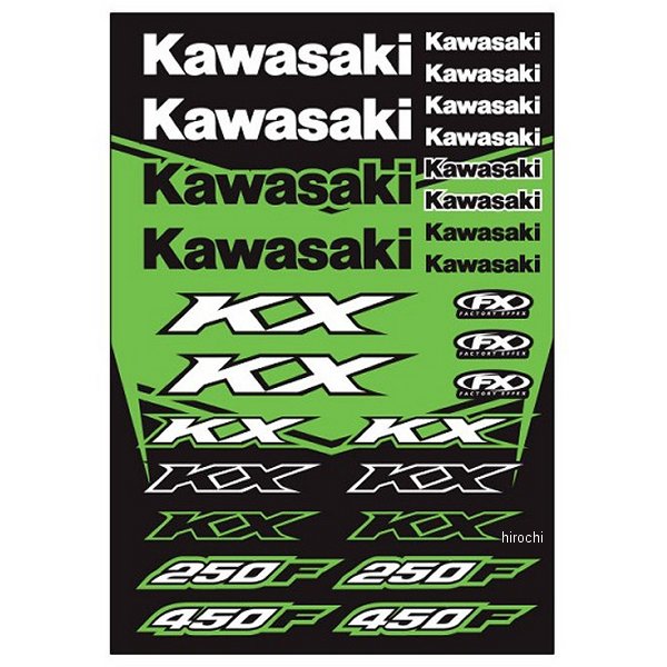 OEMステッカーシート カワサキ KX