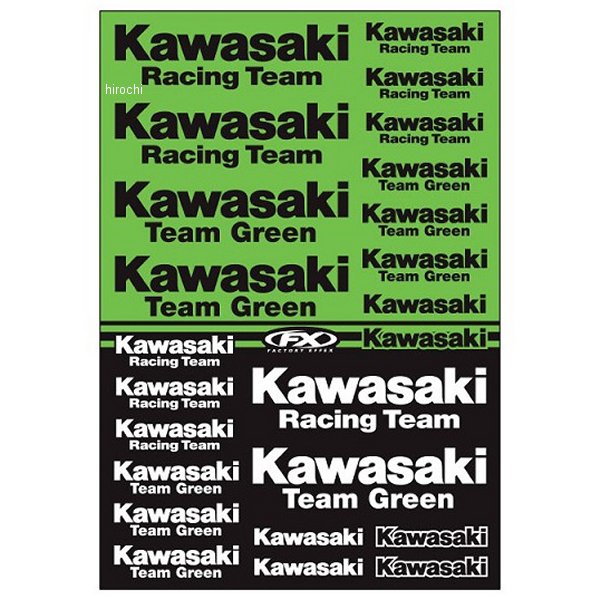 OEMステッカーシート カワサキ RACING