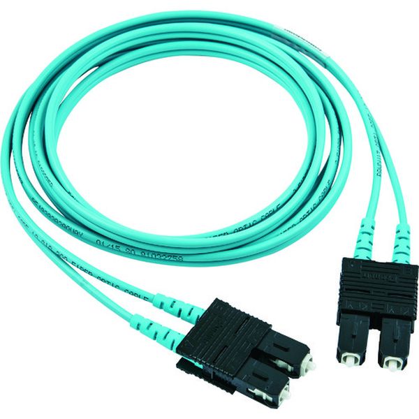 光ファイバーパッチコード LSZH OM3 両端SCデュプレックス 10M 1本