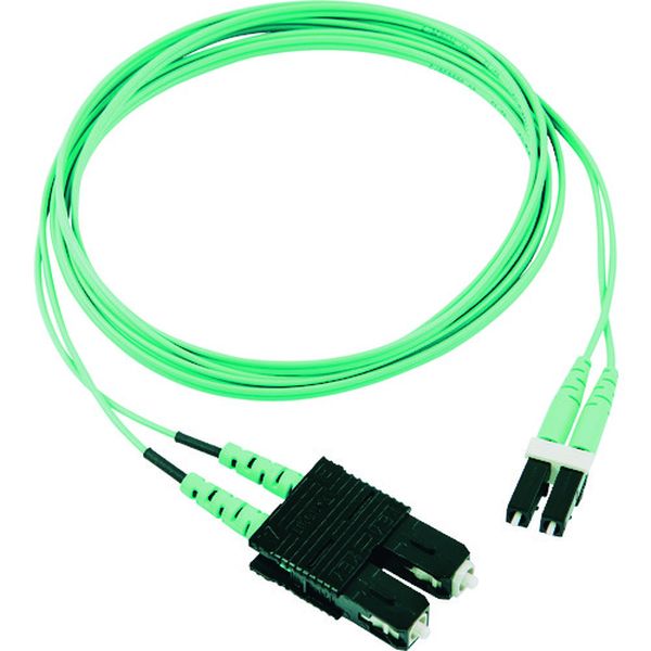 光ファイバーパッチコード OM3 片端SCデュプレックス片端LCデュプレックス LSZ