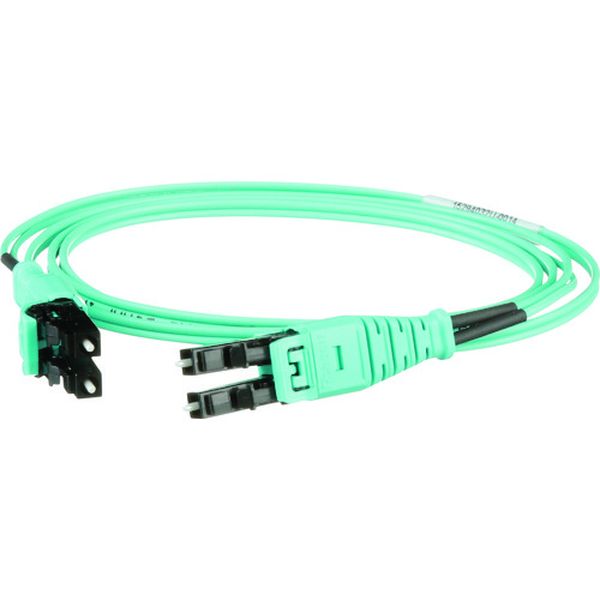 プッシュブル式LCデュプレックス光ファイバーパッチコード OM3 5m 1本入り FX2ERQ1Q1SNM005