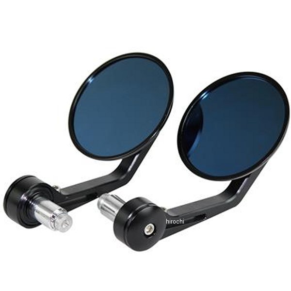 CNCバーエンドミラー 黒