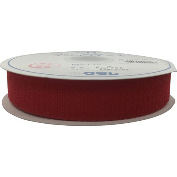 マジックテープ マジックテープボビン巻B 25mm×5m レッド