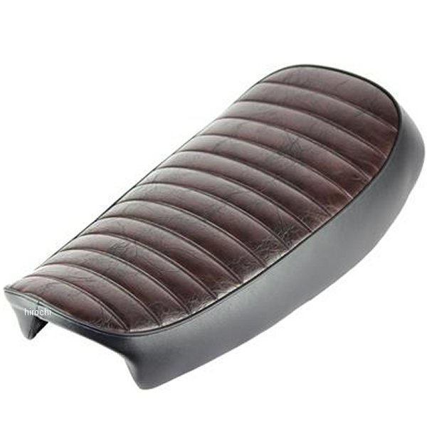 別注モデル・グッドシート "SLENDER" タックロール レザー ブラウン/黒 78年-08年 SR400