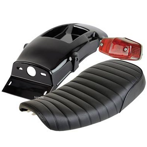 キングシート & L525フェンダーレスキット 10年-17年 SR400 黒