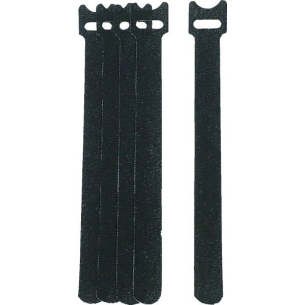 マジックテープ 超薄型マジックバンドストラップS 150mm ブラック