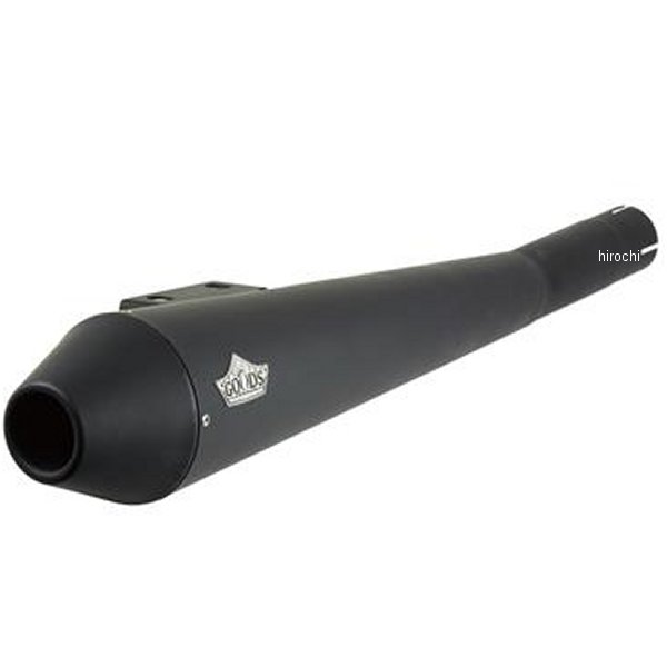 TAPERED CONE スリップオンマフラー 黒 08年以前 SR500、SR400