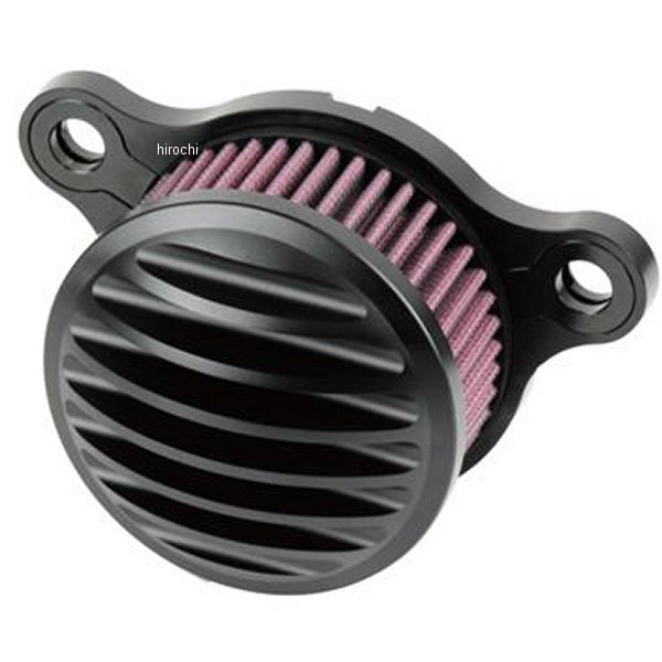 フィンドビレットエアクリーナー 91年-16年 XL スポーツスター 黒