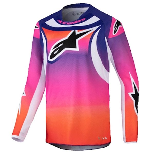 アルパインスターズ ユース レーサーワークスジャージ マルチ/ホワイト Mサイズ