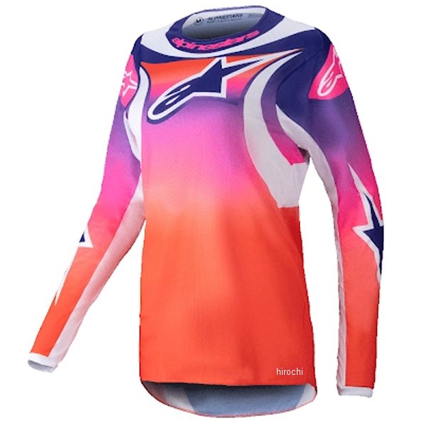 アルパインスターズ レディース ステラフルードワークスジャージ マルチ/ホワイト Lサイズ