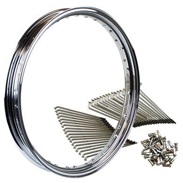 21インチキット MT クローム スチールスポーク 250TR フロント