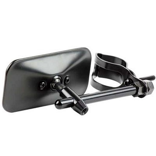 フォーククランプミラー スクエア 黒