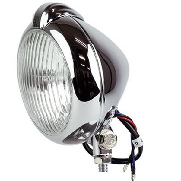 5インチ UNITYタイプヘッドライト H4 クローム