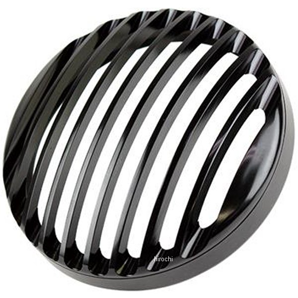 5-3/4インチ バードゲージヘッドライトグリル 黒