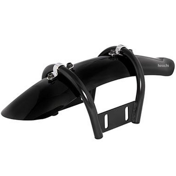 パイプワークフロントフェンダー 黒塗装仕上げ W800、W650、W400