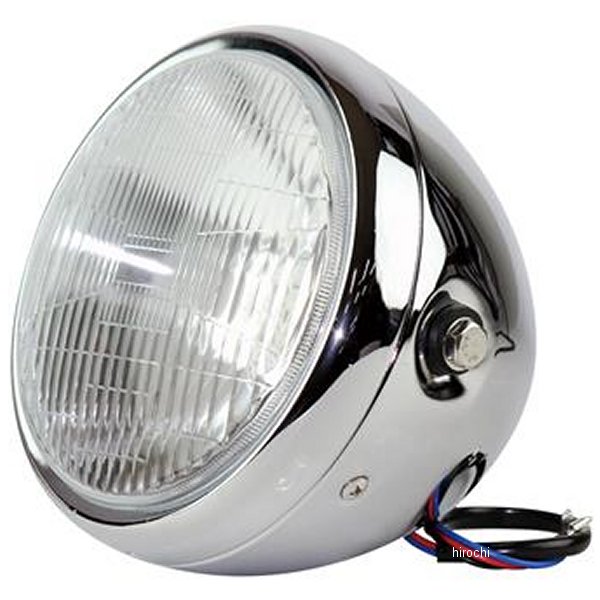 6-12インチ ルーカスタイプヘッドライト クローム