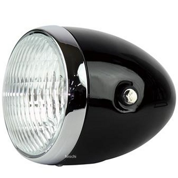 CEVスタイルクラシカルヘッドライト グロスブラッククロームリム