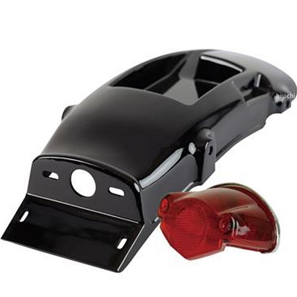 フェンダーレスキット バッテリーイン ミラー38ET 78年以降 SR500、SR400 黒塗装仕上げ