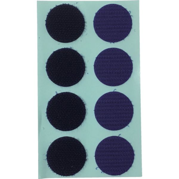 マジックテープ ワンタッチ 22φ 8コ入り コンイロ