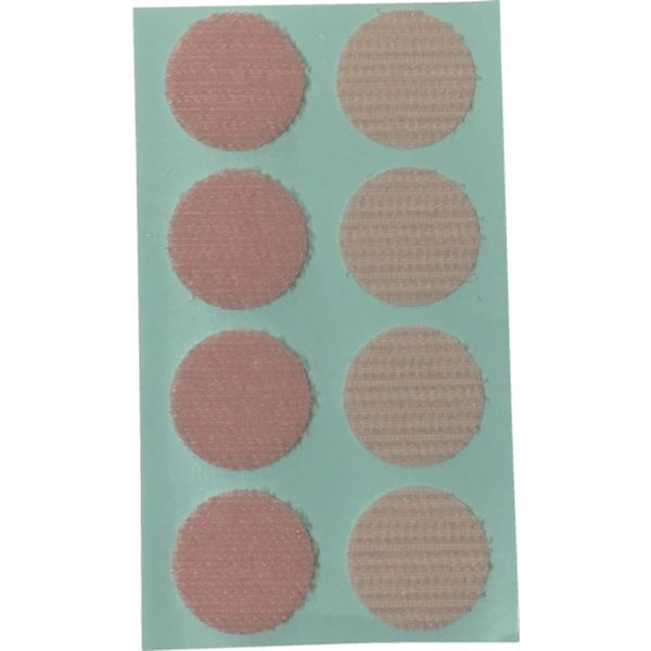 マジックテープ ワンタッチ 22φ 8コ入り ピンク