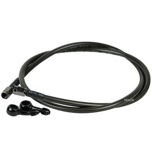 ブレーキホース 黒 800mm 0°-35°