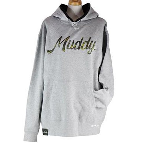 Muddy CAmoufLAge 10.0oz フーディー Mサイズ グレー