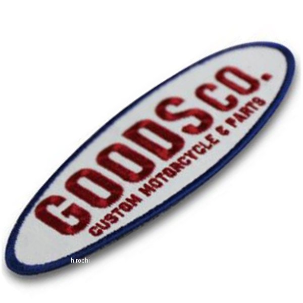 GOODS ワッペン 白/赤/青