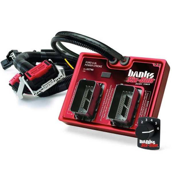 03-07 フォード 6.0L Six-Gun Diesel Tuner w/ Switch
