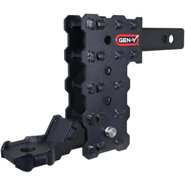 Phantom-X 2in Hollow Shank 7in Drop 700lb TW 7K Hitch w/GH-13051X Platinum Ball Mount