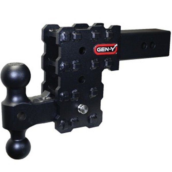 Phantom-X 2.5in Solid Shank 5in Drop 1.6K TW 16K Hitch w/GH-051 Dual-Ball