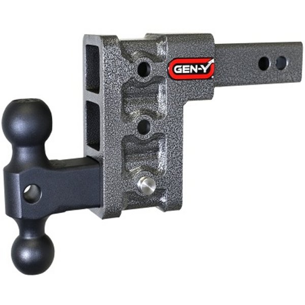 Mega Duty 2in Shank 5in Drop 1.5K TW 10K Hitch w/GH-031 Dual-Ball