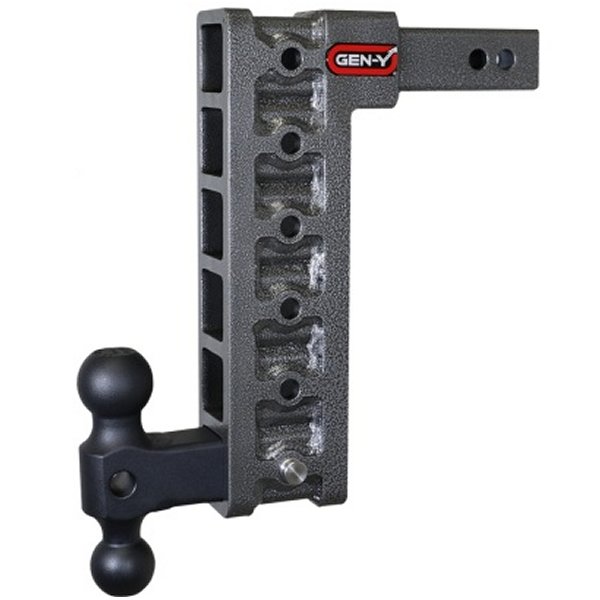 Mega Duty 2in Shank 12.5in Drop 10K Hitch w/Dual-Ball (Use w/スタビライザー Kit GH-0100)