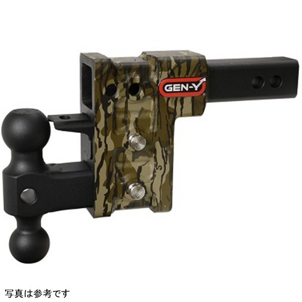 Mega Duty 2in Shank 5in Drop 1.5K TW 10K Hitch w/GH-031 Dual-Ball/GH-032 Pintle - Mossy Oak