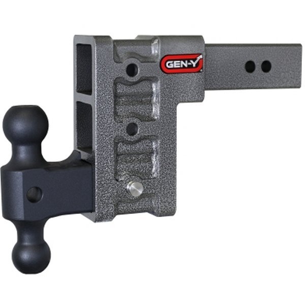 Mega Duty 2.5in Shank 6in Drop 3K TW 21K Hitch w/GH-061 Dual-Ball