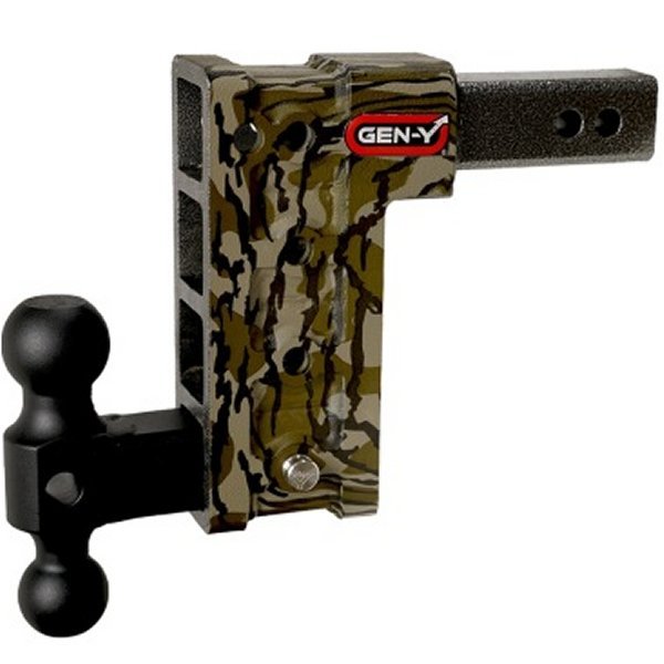 Mega Duty 2.5in Shank 9in Drop 3K TW 21K Hitch w/GH-061 Dual-Ball - Mossy Oak