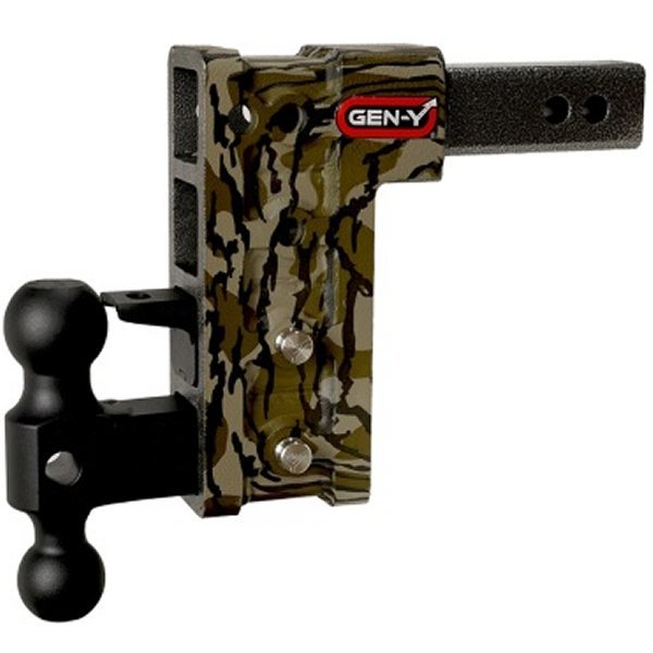 Mega Duty 2.5in Shank 9in Drop 3K TW 21K Hitch w/GH-061 Dual-Ball/GH-062 Pintle - Mossy Oak