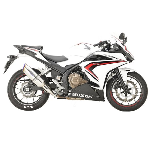 アールズギア r's gear スリップオンマフラー GPスペック タイプS 19年以降 CBR400R チタンポリッシュ