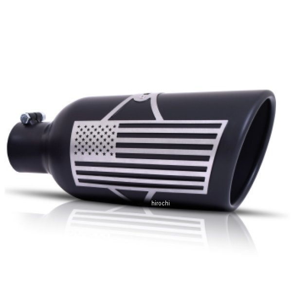 Gibson Patriot シリーズ Rolled Edge Slash-Cut Tip 5in OD/4in Inlet/12in Length ブラック Ceramic