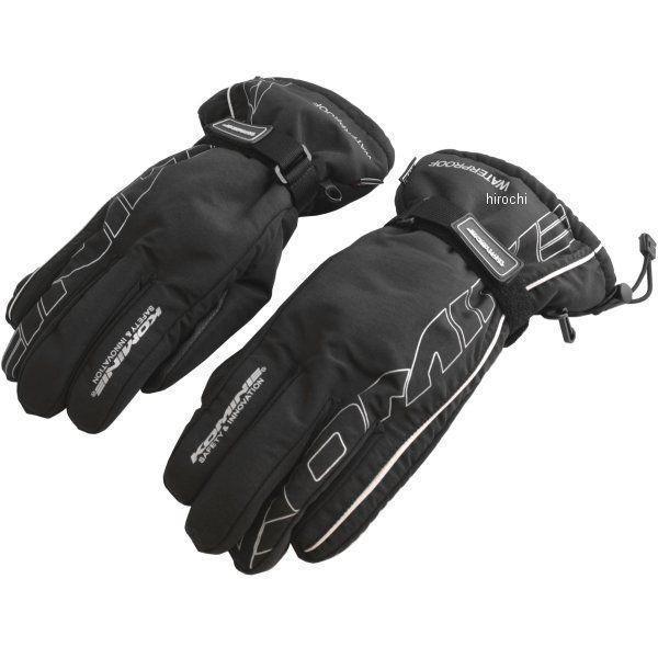 レインオーバーグローブ 黒/シルバー