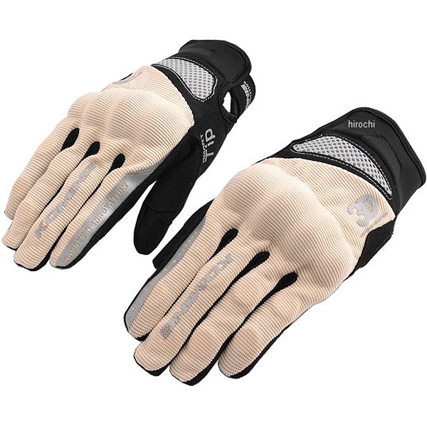 春夏モデル 3Dプロテクトメッシュグローブ アイボリー