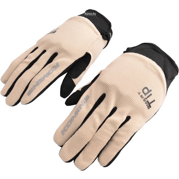 春夏モデル ライドメッシュグローブ アレシア アイボリー/黒