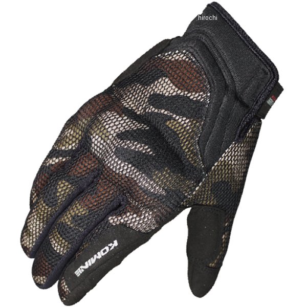 春夏モデル プロテクト3Dメッシュグローブ-ドウジ 3D ブラウン カモ