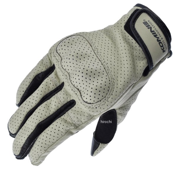 春夏モデル ベンティッドプロテクトレザーグローブ ベージュ