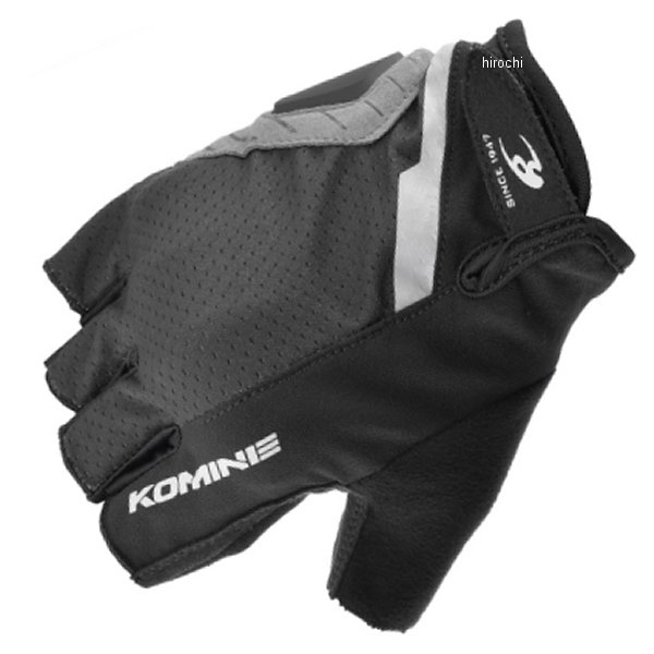 春夏モデル プロテクトフィンガーレスメッシュグローブ 黒