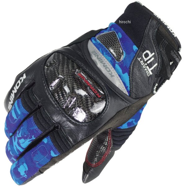 秋冬モデル カーボンプロテクトウインターグローブ 黒/ブルーカモ