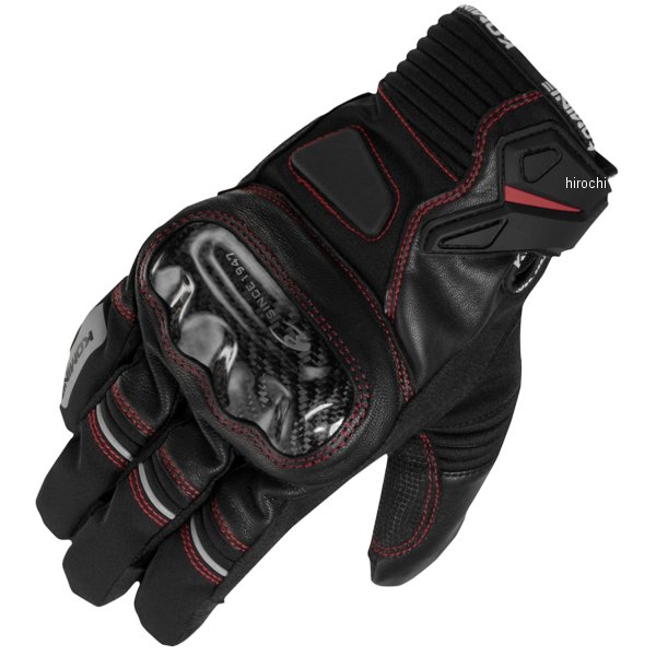 秋冬モデル カーボンプロテクトウインターグローブ ネオブラック/赤