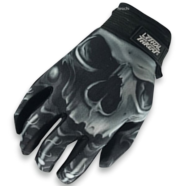 3301-3108 グローブ スカル 黒