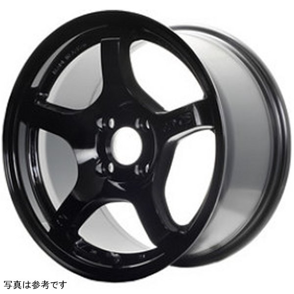 57CR 19x9.5 +25 5-114.3 Glossy ブラック Wheel